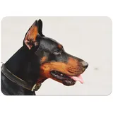 Platzset mit Unterseite aus Kork, Doberman, großer Hund, 39,5 x 28,5 cm