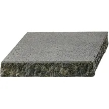 Kann Bruchsteinmauer Pfeilerabdeckplatte Grau-Anthrazit 47,2 cm x 47,2 cm x 8 cm