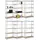 Juskys Lagerregal Metall 180 x 90 x 40 cm Silber