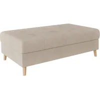 Home Affaire Polsterhocker CHARRE XXL 118 x 40 x 73 cm Beige