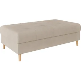 Home Affaire Polsterhocker CHARRE XXL 118 x 40 x 73 cm Beige
