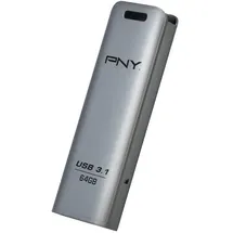 PNY Elite Steel 64 GB silber USB 3.1