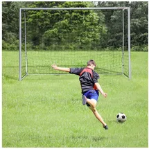 sportnow Fußballtor Grau 300 x 120 x 200 cm