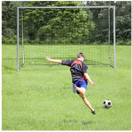 sportnow Fußballtor Grau 300 x 120 x 200 cm