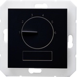 Kopp HK07 - elektronisches Raumthermostat Premium, Farbe: schwarz matt