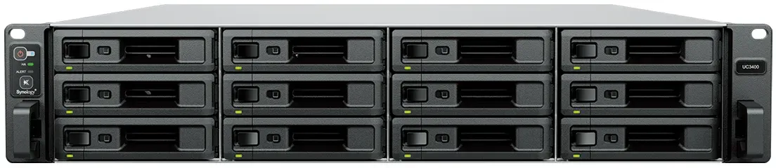 Synology Unified Controller UC3400 NAS 12-Bay 3,5" SAS HDD - 1x 10 GbE, 2x GbE, 1x PCIe-x8, 8GB RAM pro Controller