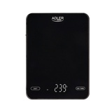 Adler AD 3177b, Küchenwaage, 10 kg, USB-Ladegerät