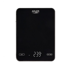 Adler AD 3177b Küchenwaage, 10 kg, USB-Ladegerät