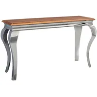 FineBuy Konsolentisch Massivholz 130 cm Flurtisch Anrichte Modern Schreibtisch