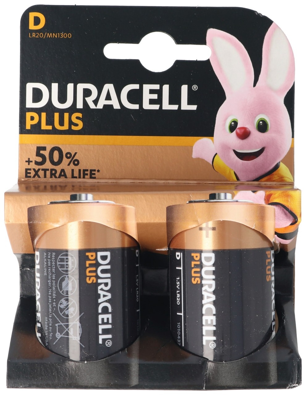 DURACELL Plus Mono/D/LR20 2er Pack