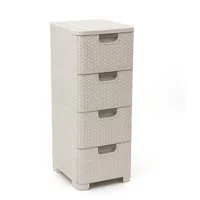 Curver Bücherregal 4 Schubladen 0 x 0 x 0 cm Beige
