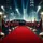 Boland Roter Teppich Partydekoration VIP 450x60cm Glitter Glamour - Rot