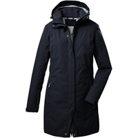 KILLTEC Damen KOS 93 WMN PRK 2 1/2 Lagen Funktionsparka/Parka mit abzippbarer Kapuze, dunkelnavy, 36