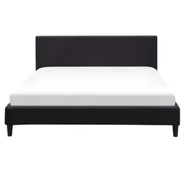 Beliani Beliani, Polsterbett, Schwarz