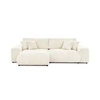 s-style möbel S-Style Ecksofa Mollis - beige - Maße (cm): B: 255 H: 77
