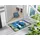 Wash+Dry Romance 50 x 75 cm Blau/Mehrfarbig