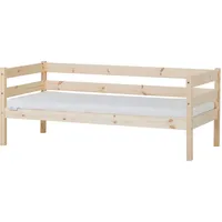 Hoppekids Einzelbett »ECO Comfort Kinderbett, Kiefer Massivholz, Jugendbett inkl. Rollrost«, 70x160 cm, wahlweise in verschieden Farben/ Matratze/ Absturzsicherung, beige