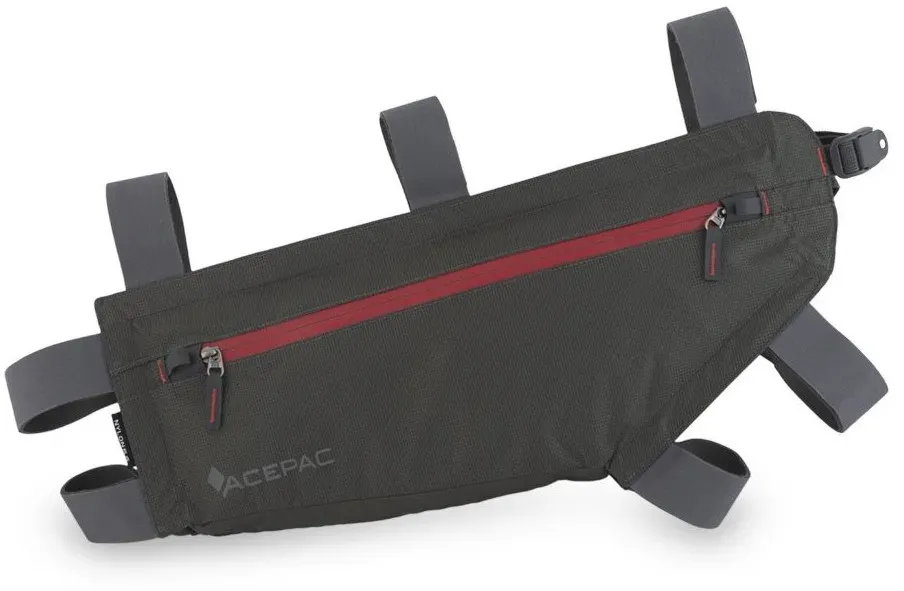 Fahrradtasche für den Rahmen Acepac Zip frame bag M  grau