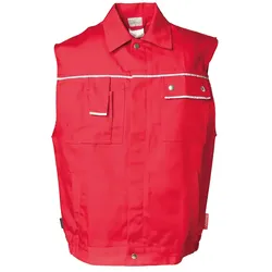 Arbeitsweste "CANVAS 320" - M - Rot