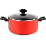 Fagor Maxima Kochtopf 24 Cm - Red / Black - One Size