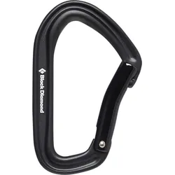 Black Diamond Hotforge Bent Gate Carabiner black (0002) ALL