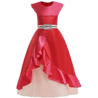 Lito Angels Prinzessin Elena Kostüm Rotes Kleid Verkleidung für Mädchen Kinder Größe 9-10 Jahre 140 (Tag-Nummer 0XL)