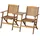 vidaXL Gartenbank 140 x 55 x 75 cm Braun