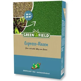 Greenfield Expressrasen Mantelsaat Vital 1 kg, Rasensamen schnellkeimend