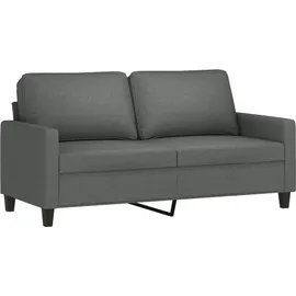vidaXL 2-Sitzer-Sofa Dunkelgrau 140 cm Stoff