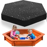Sandkastenabdeckung für Kinder, Sandkastenplane, Sandkasten mit Deckel, für Kinder, 210d Oxford-Gewebe, Outdoor, Garten, lässig, wasserdicht,