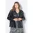 Studio Untold Damen große Größen Übergrößen Plus Size Bikerjacke, Lederoptik, Oversized, Zipper schwarz 46+ 844811100-46+ - 46-48