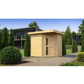 Weka Gartenhaus 229 A 2,09 x 2,05 m natur