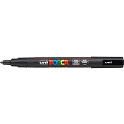 uni-ball POSCA PC-3M Acrylstift schwarz 0,9 - 1,3 mm, 1 St.