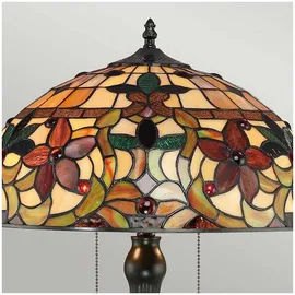 Elstead Lighting Kami Tiffany Tischlampe Bunt 2 St.