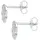 Elli Ohrstecker Lotusblume silber 925 Sterling Silber onesize