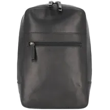 LEONHARD HEYDEN Umhängetasche Leder 20 cm in schwarz