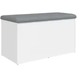 vidaXL Sitzbank Truhenbank Weiß 82 x 42 x 45 cm