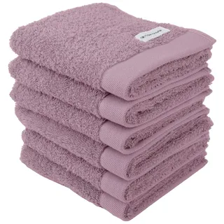 Gästehandtuch 30 x 50 cm cozy mauve 6 St.