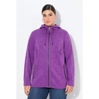 Ulla Popken Sweatjacke in lila | Gr.: 46/48