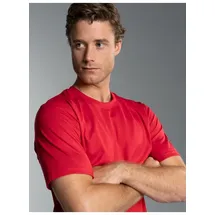 TRIGEMA T-Shirt "TRIGEMA T-Shirt aus 100% Baumwolle", Jungen, Gr. XS, braun (kirsch), Single Jersey, 100% Baumwolle, Basic, lang, Rundhals, Shirts T-Shirt