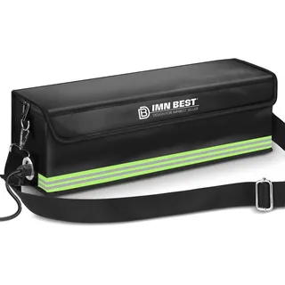 ImnBest Ebike Akku Tasche Feuerfest,Wasserdicht & Explosionssicher Lipo Safe Bag f ̈1r Lagerung F ̈1r Lagerung,Transport,Aufladung