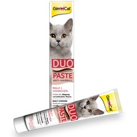 Gimcat Duo-Paste Anti Hairball Anti-Hairball Malz mit Hühnchen - Katzensnack fördert den Abgang verschluckter Haare - 1 Tube (1 x 50 g