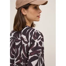 Cecil Langarmbluse in mulberry red - L