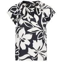 Betty Barclay Casual-Bluse mit Muster Dunkelblau/Weiß,46