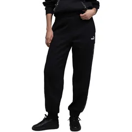 Puma ESS Graphic Animal Comfort High-Waist Jogginghose Schwarz XL