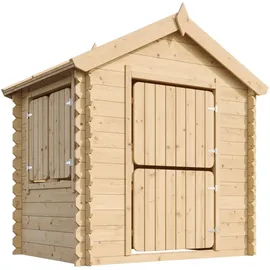 TIMBELA Spielhaus M516 Natur