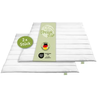 tb furniture gmbh 2er Set Bettdecken für alle Jahreszeiten | 155 x 200 cm | DREAMSTAR Eco - Weiß