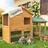zooprinz Kleintierstall Villa 147 x 85 x 53 cm braun