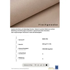 Collection AB Polsterhocker Josy 97 x 41 x 68 cm 100% Polyester Blau