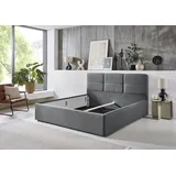 SUN GARDEN Polsterbett Holzwerkstoff/Polyester - Grau